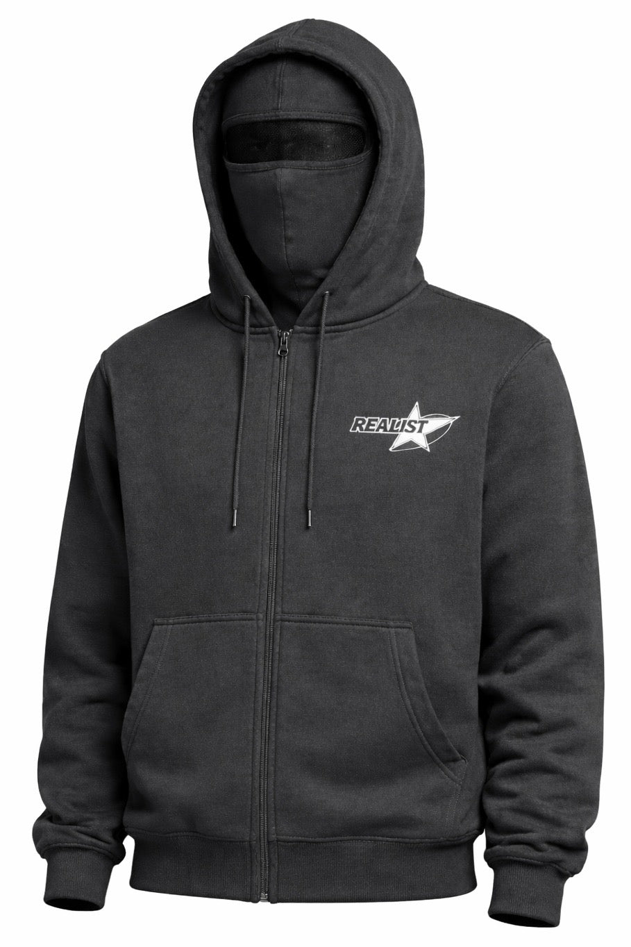 Ski Mask Hoodie - Grey