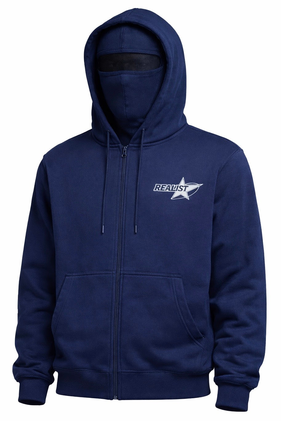 Ski Mask Hoodie - Navy