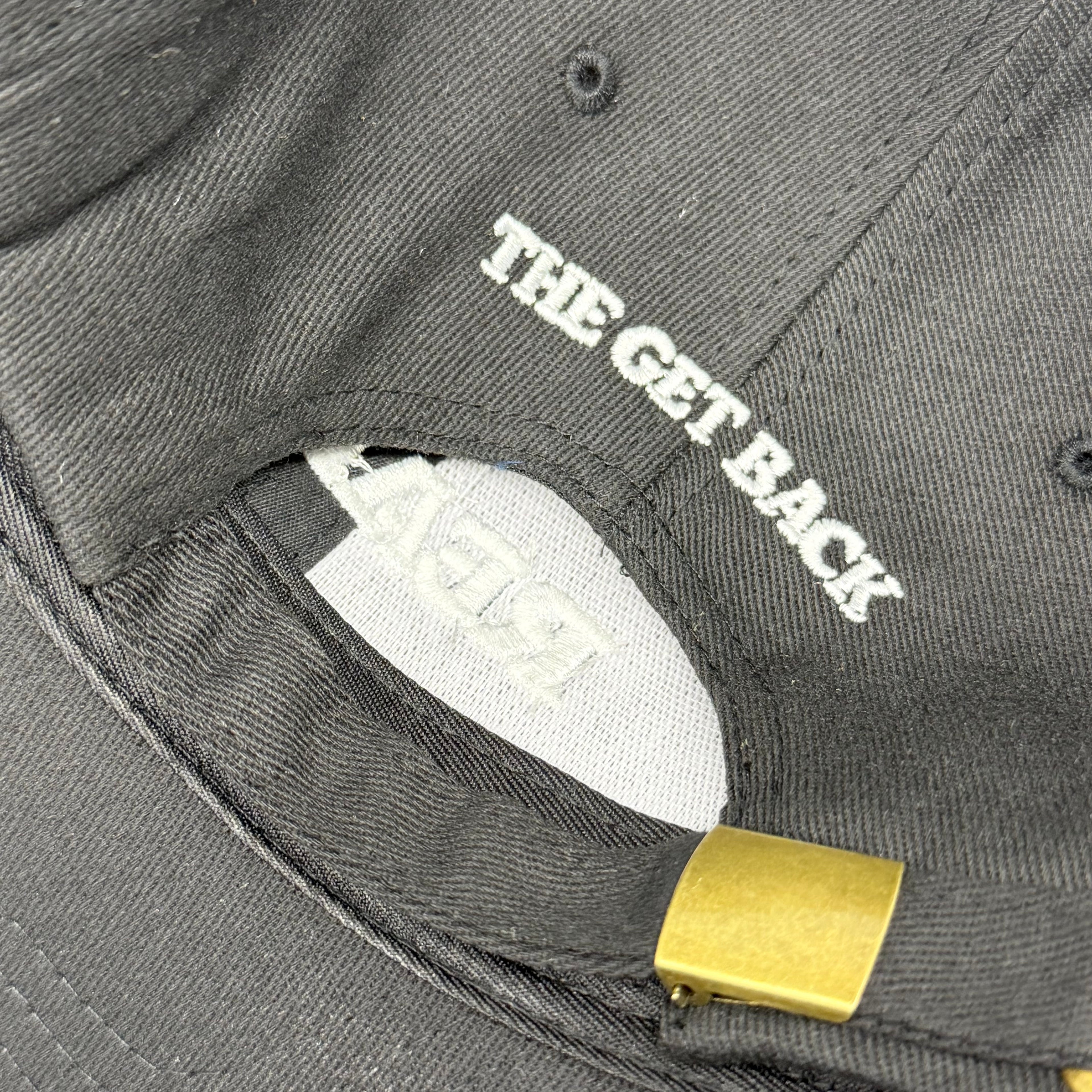 Realist Trucker - 3D Embroidered Black/White